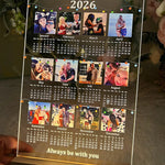 Valentine’s Gift: Personalized 2026 Photo Calendar LED Light Box