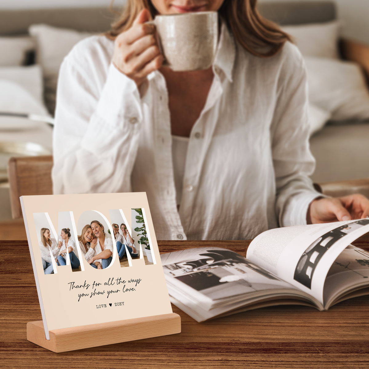 Personalized Photo Gifts for Mom Most Thoughtful Gifts with Custom Message
