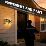 9-Inch Waterproof LED Solar Lighted House Numbers for Outside