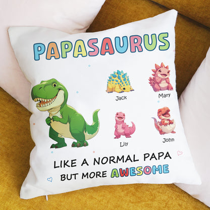 Customized Pillow With Dinasour Pattern and Name