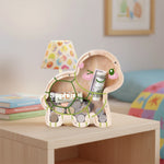 Wooden Turtle Piggy Banks for Kids
