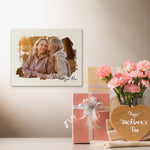Made especially for Mother's Day, your photo on premium canvas with an expertly handcrafted pine frame.