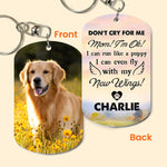 Personalized Pet Photo Memorial Keychain