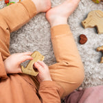 Wooden Dogs Family Puzzle, Personalized Puzzles with 2-5 Names, Unique Mothers Puzzle Gifts for Mom Dad and Kids