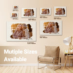 Made especially for Mother's Day, your photo on premium canvas with an expertly handcrafted pine frame.