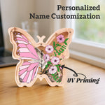 Wooden Colorful Butterfly Piggy Banks for Kids