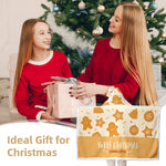 Custom Name Christmas Sweet Cookie Style Hooded Blanket