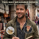 Personalized Bear Family Necklace - 18K Gold Plated Custom Name Pendants