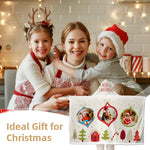 Winter Wonderland Custom Name Christmas Blanket Hooded