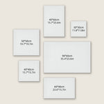 Custom Your Dog/Cat Pets Portrait Photos Painting Framed Canvas Prints 6Pcs Set