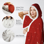 Personalized Christmas Blanket Hoodie Add Any Name