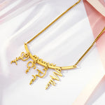 Personalized Names Hanging Family Necklace