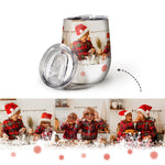 Christmas Stainless Steel Wine Tumbler