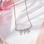 Personalized Names Hanging Family Necklace