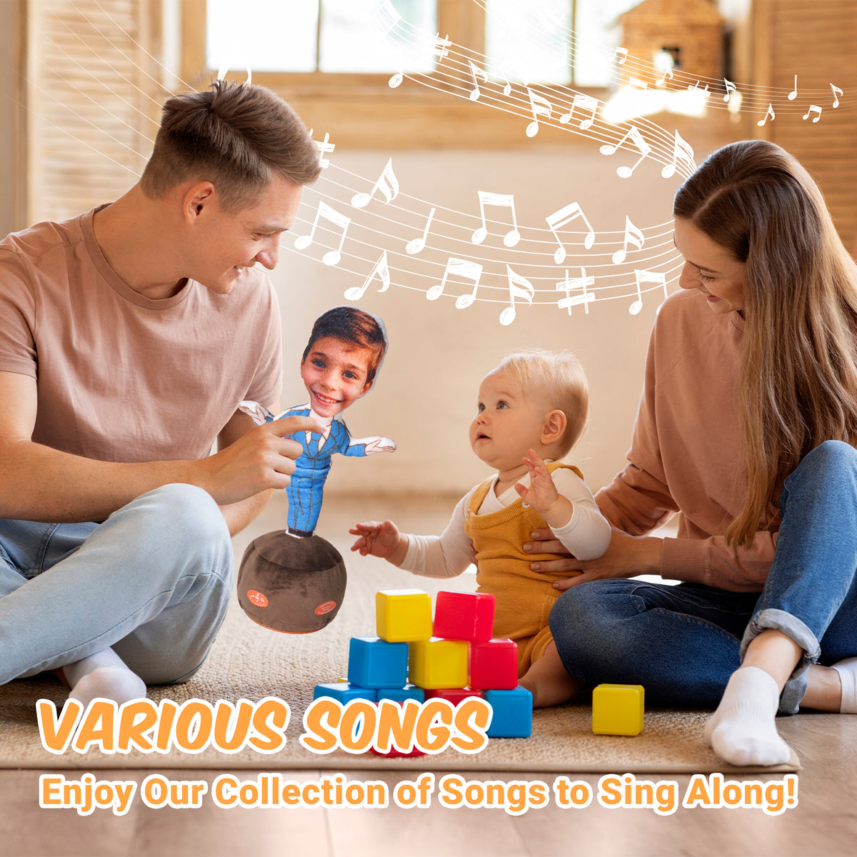 Personalized Interactive Dancing Doll: Talks, Sings, Repeats—Ideal Toy for Toddlers