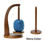 Magnetic Wooden Rotating Yarn Holder - Ideal for Knitting & Crochet. Stable Organizer, Perfect Gift for Mom, Knitters & Crocheters