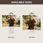 Custom Pet Lover Name & Photo Style Hooded Blanket