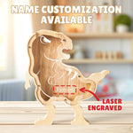 Personalized Wooden Dinosaur Piggy Banks for Kids - Ideal Birthday Gifts, Decor & Educational Toys