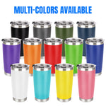 Customized Gift 20 oz Tumbler with Engraved Name, Stainless Steel Custom Tumbler Cup With Lid Straw, Personalized Anniversary Birthday Graduation Back to School Gifts for Women Men Kids