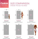 Personalized Kids Beach Towels with Names - 6 Sizes, Cotton/Poly