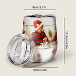 Christmas Stainless Steel Wine Tumbler