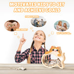 Piggy Bank for Kids, Personalized Wooden Money Box, Custom Piggy Bank Toy, Unique Wooden Cash Savings Box, Ideal Birthday for Girl Boy