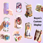 Halloween Tumbler Ghost Skull Pumpkin Stainless Steel Travel Tumbler Spooky Coffee Cup Mug for Women Birthday Horror Gift Personalized 30oz Tumbler Cup with Picture Text Name