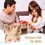 Personalized Wooden Butterfly Piggy Banks - Ideal for Kids' Birthdays, Decor & as Educational Toys