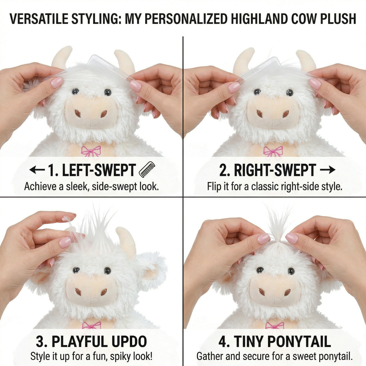 Personalized Highland Cow Stuffed Animal