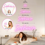 Custom LED Neon Signs for Wall Decor, 12 Colors w/Remote