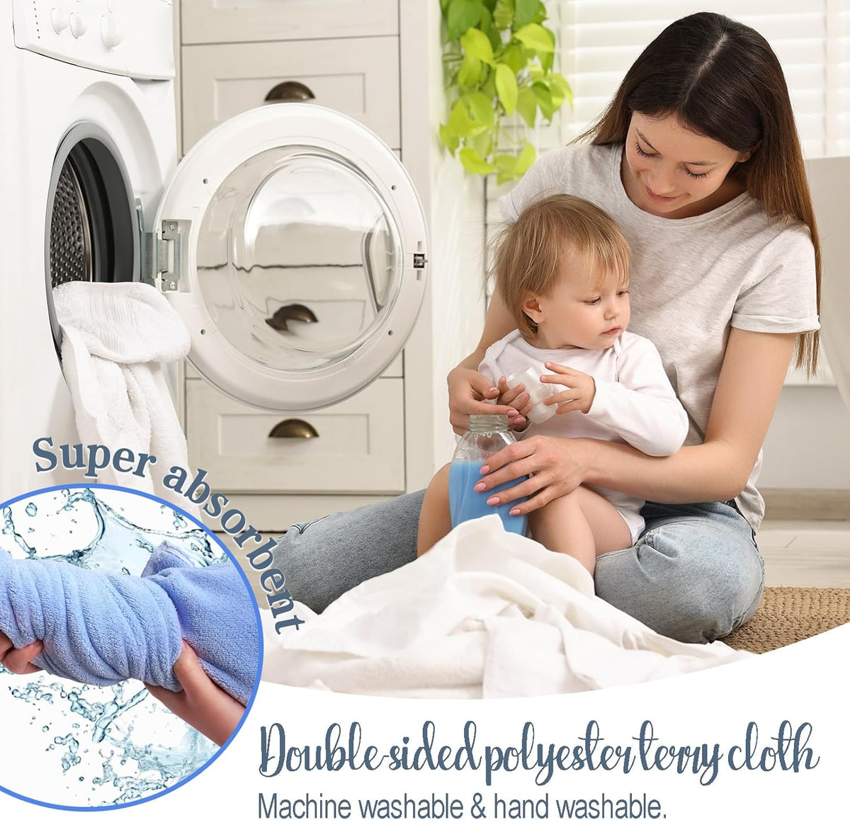 Custom Name Hooded Bunny Bath Towel - Personalized & Absorbent. Perfect for baby boys & girls as Easter, Birthday, or Shower Gifts. Suitable for toddlers and newborns