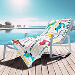 Personalized Kids Beach Towels with Names - 6 Sizes, Cotton/Poly