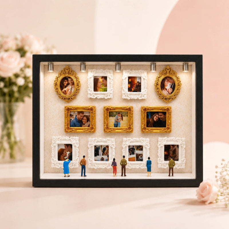 "Our Tiny Museum" Personalized 3D Photo Frame