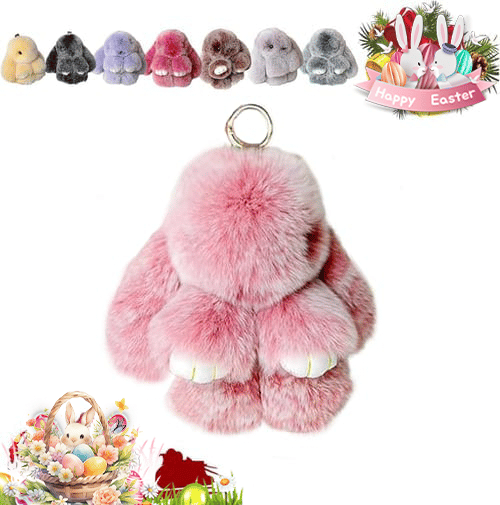 🏆Only $9.99Last Day Promotion! 🐰 Handmade Soft Bunny Charms