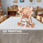 Wooden Cow Piggy Banks for Kids