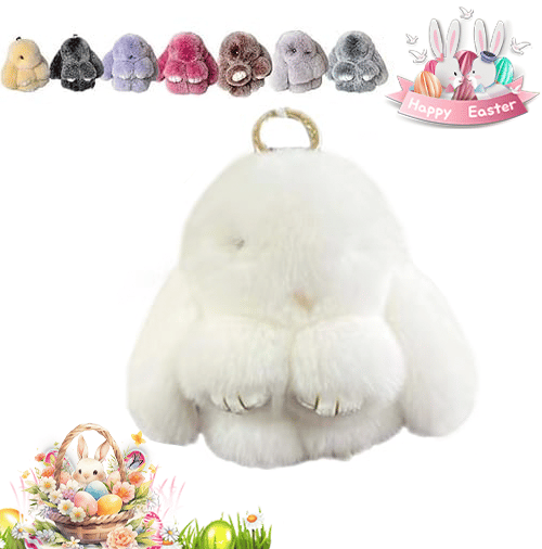 🏆Only $9.99Last Day Promotion! 🐰 Handmade Soft Bunny Charms