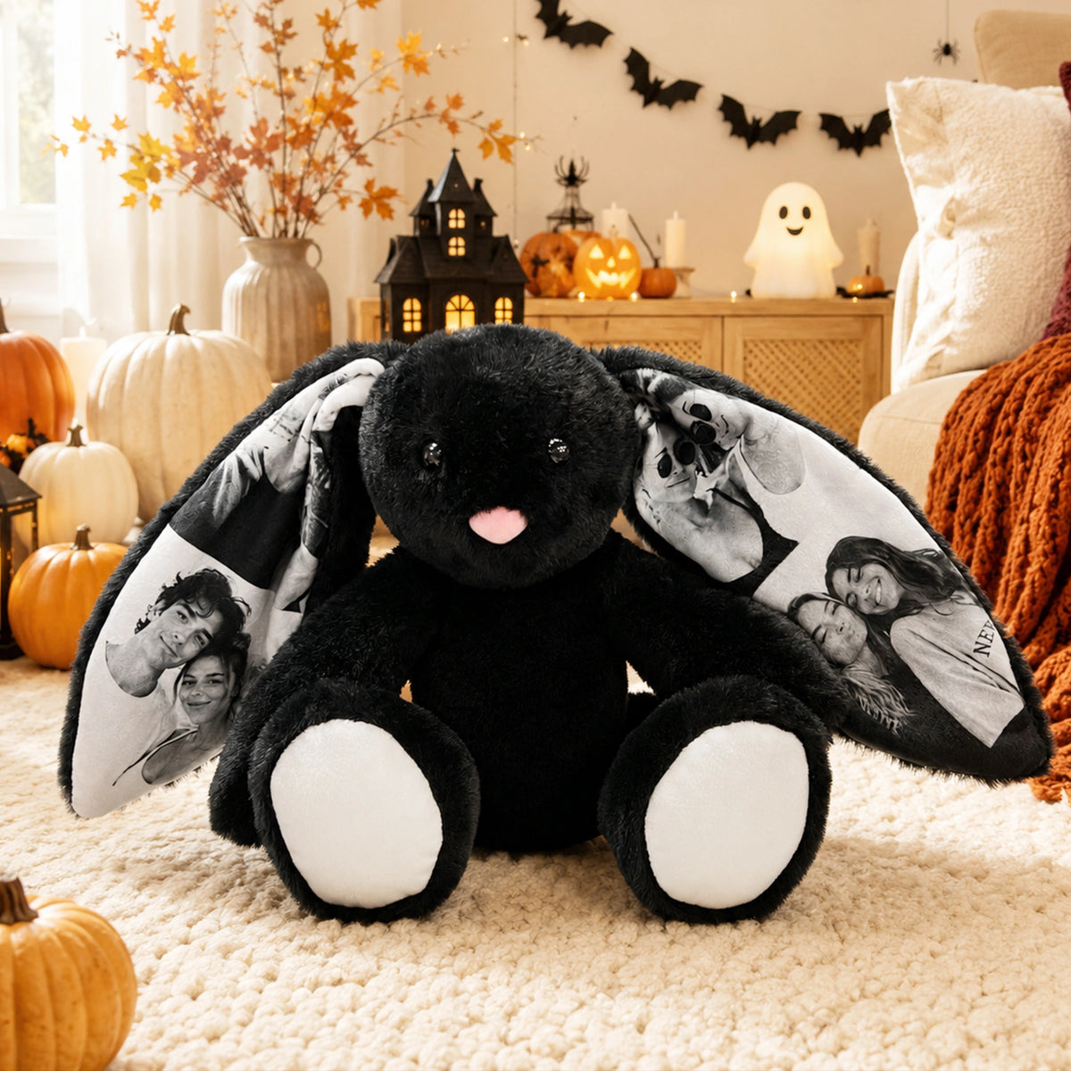 Midnight Bunny — Personalized Halloween Plush