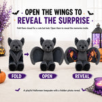 Personalized Halloween Bat Bear Plush 🦇🧸