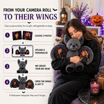 Personalized Halloween Bat Bear Plush 🦇🧸