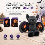 Personalized Halloween Bat Bear Plush 🦇🧸