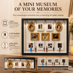 Marco del Museo de Nosotros, regalo personalizado para parejas, lindos regalos en miniatura para museos, regalo significativo, regalo de aniversario para San Valentín. 