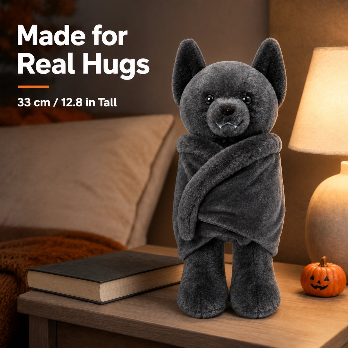 Personalized Halloween Bat Bear Plush 🦇🧸