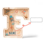 Personalized Wooden Letter Piggy Bank-Good Gift For Kids