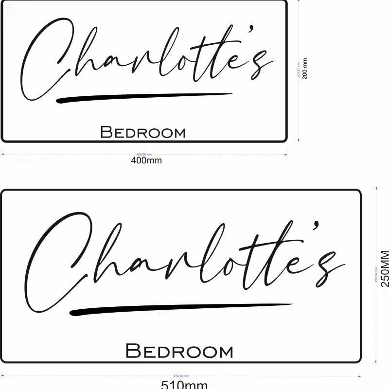 Personalised Name Mirror Light Sign