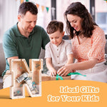 Personalized Wooden Letter Piggy Bank-Good Gift For Kids