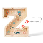 Personalized Wooden Letter Piggy Bank-Good Gift For Kids
