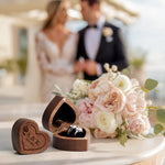 Personalized Wooden Wedding Ring Box