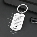 Custom Pet Photo Keychain with Engraved Message – Memorial Gift for Pet Lovers - Forever in My Heart